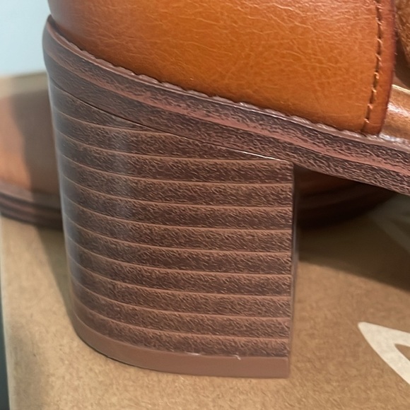 ZODIAC Women's Ida Block Heeled Sandal ankle strap cognac brown size 6 M - Picture 12 of 12